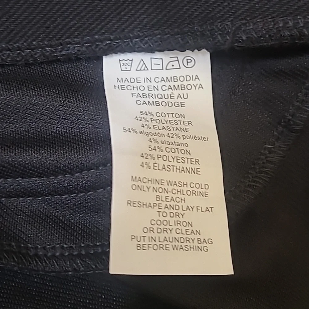 Michael‎ Kors Black Skinny Pants with Gold Accents